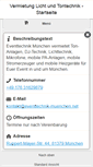 Mobile Screenshot of eventtechnik-muenchen.net